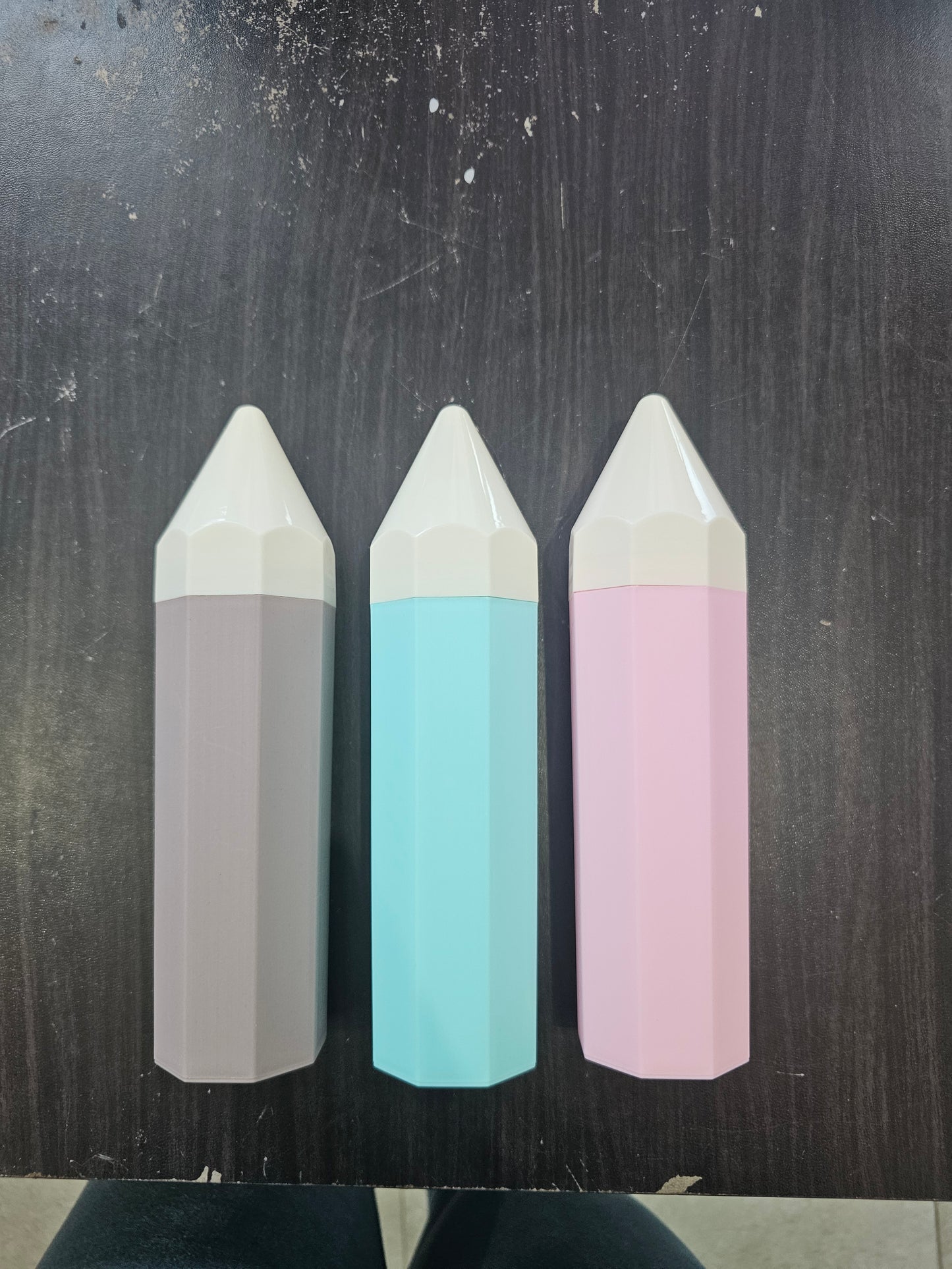 Plastic Pencil Shaped Cases