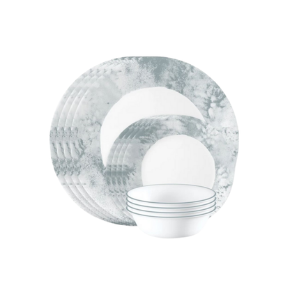 Corelle 12pc Salt Wash Dinner Set