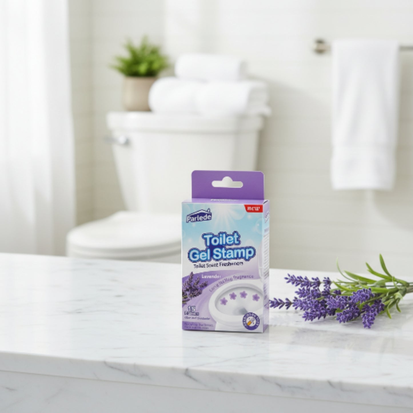 Toilet Gel Stamp - Lavender
