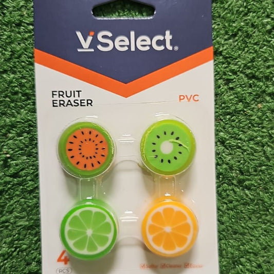 VSelect 4pc Fruit Eraser