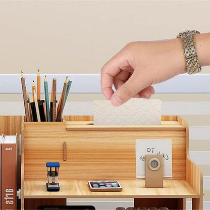Wooden Stationery Organizer