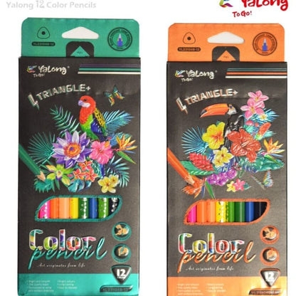 12pc Yalong Metallic Colour Pencils