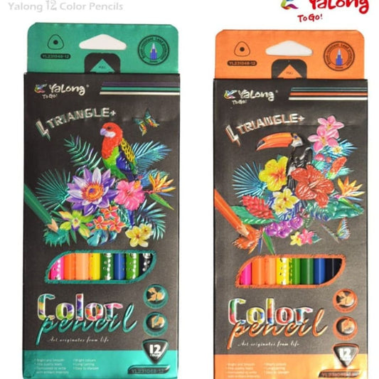 12pc Yalong Metallic Colour Pencils