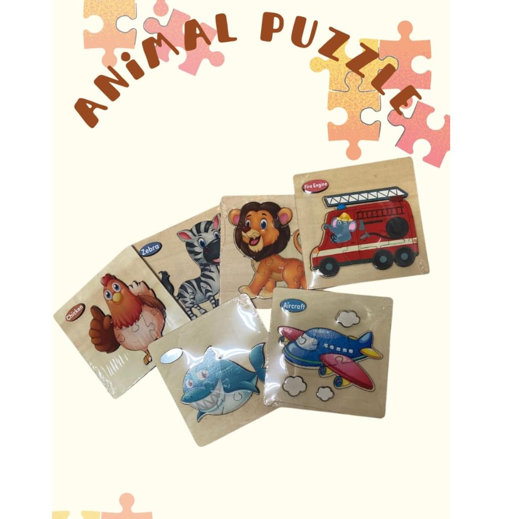 3D Wooded Kids Puzzle