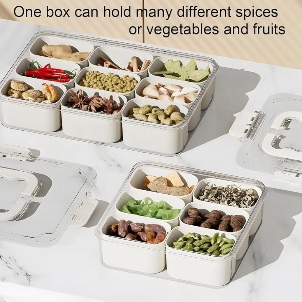 Divided Storage Boxes with Lid