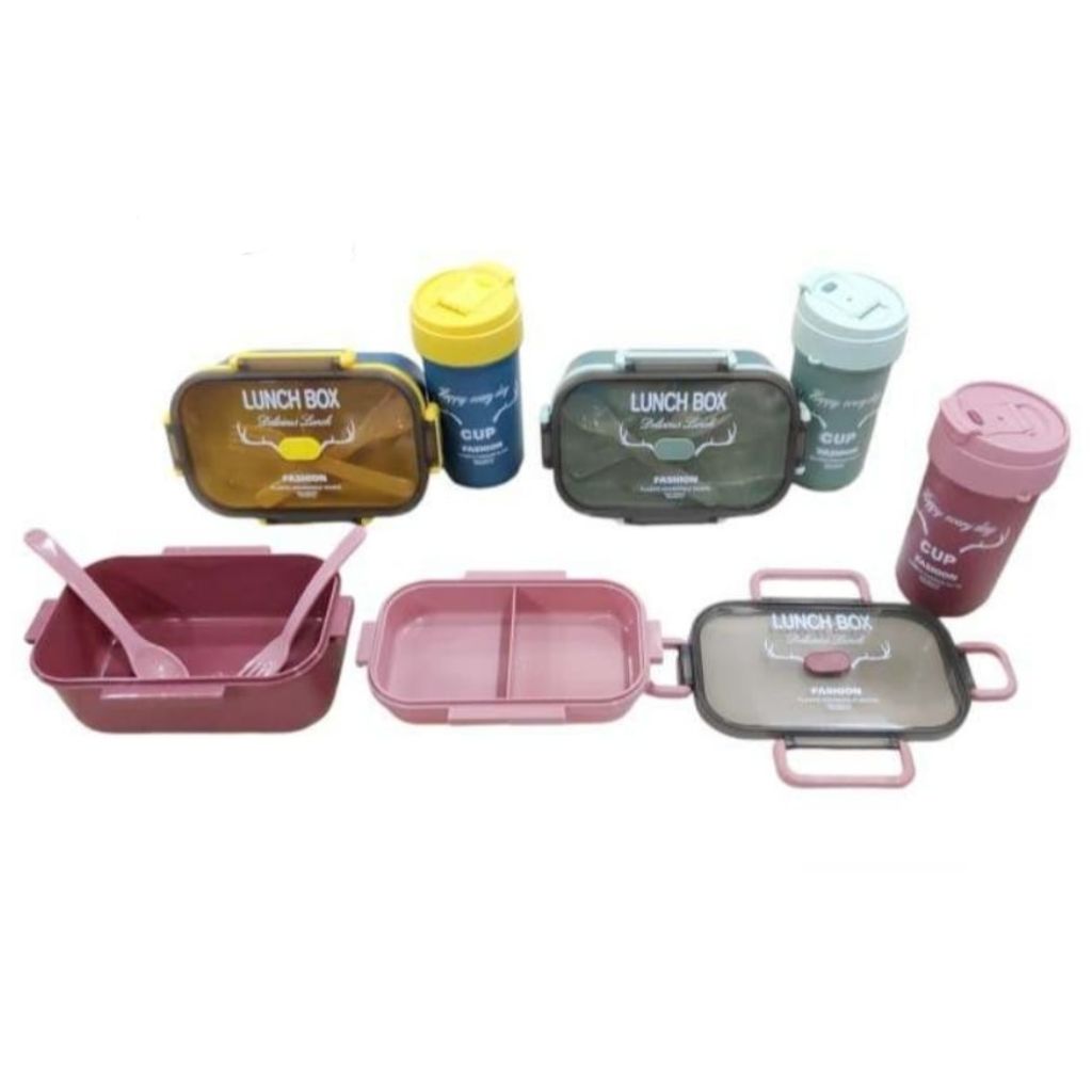 Bento Lunchbox and Bottle Set