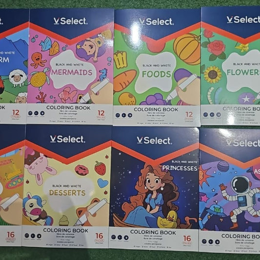 VSelect Kids Coloring Book