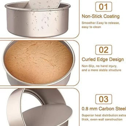 Lunch Box Sized Round Cake Pans - 18cm