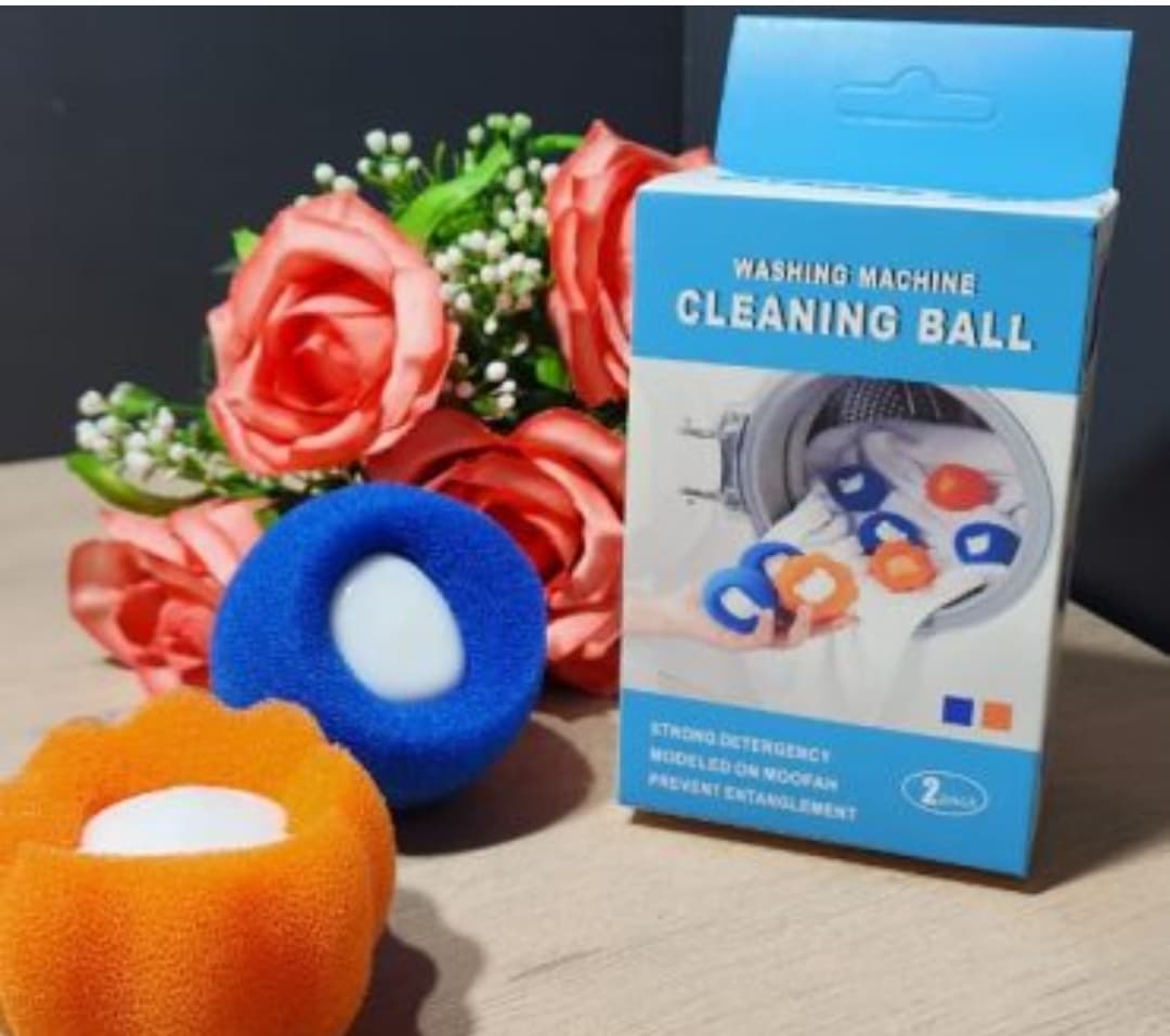 2pc Washing Machine Cleaning a Ball
