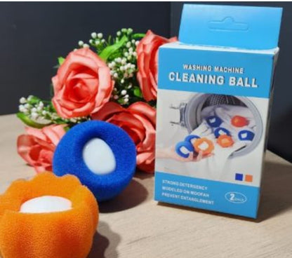 2pc Washing Machine Cleaning a Ball