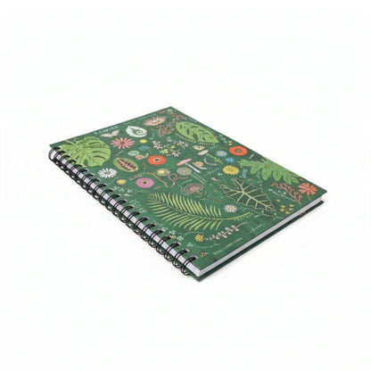 A4 Green Nature Spiral Notebook