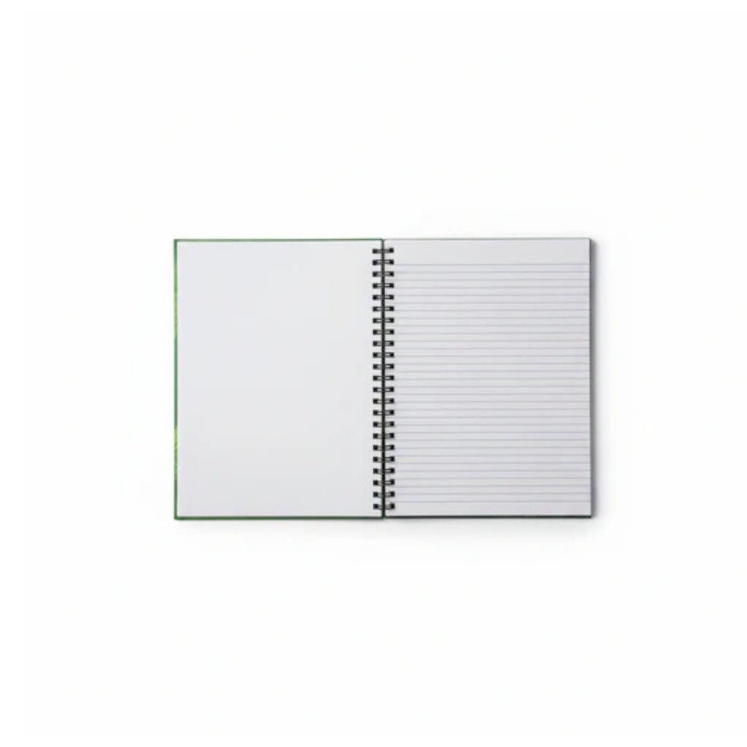 A4 Green Nature Spiral Notebook