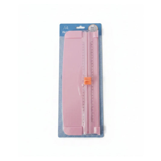 A4 Paper Cutter & Paper Trimmer for Office, School & Crafts - Pink