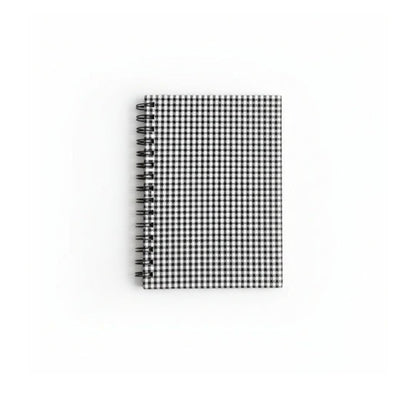 A5 Checked Spiral Notebook