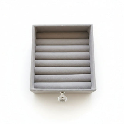 Acrylic 4 Drawer Jewelry Organizer With Earring Holder
