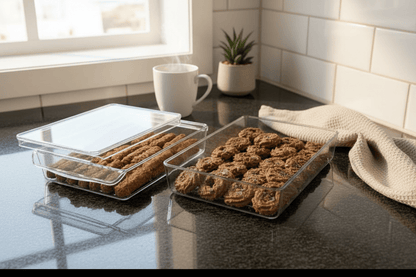 Acrylic Biscuit Box with Lid