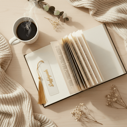 Acrylic Book Mark With Tassle