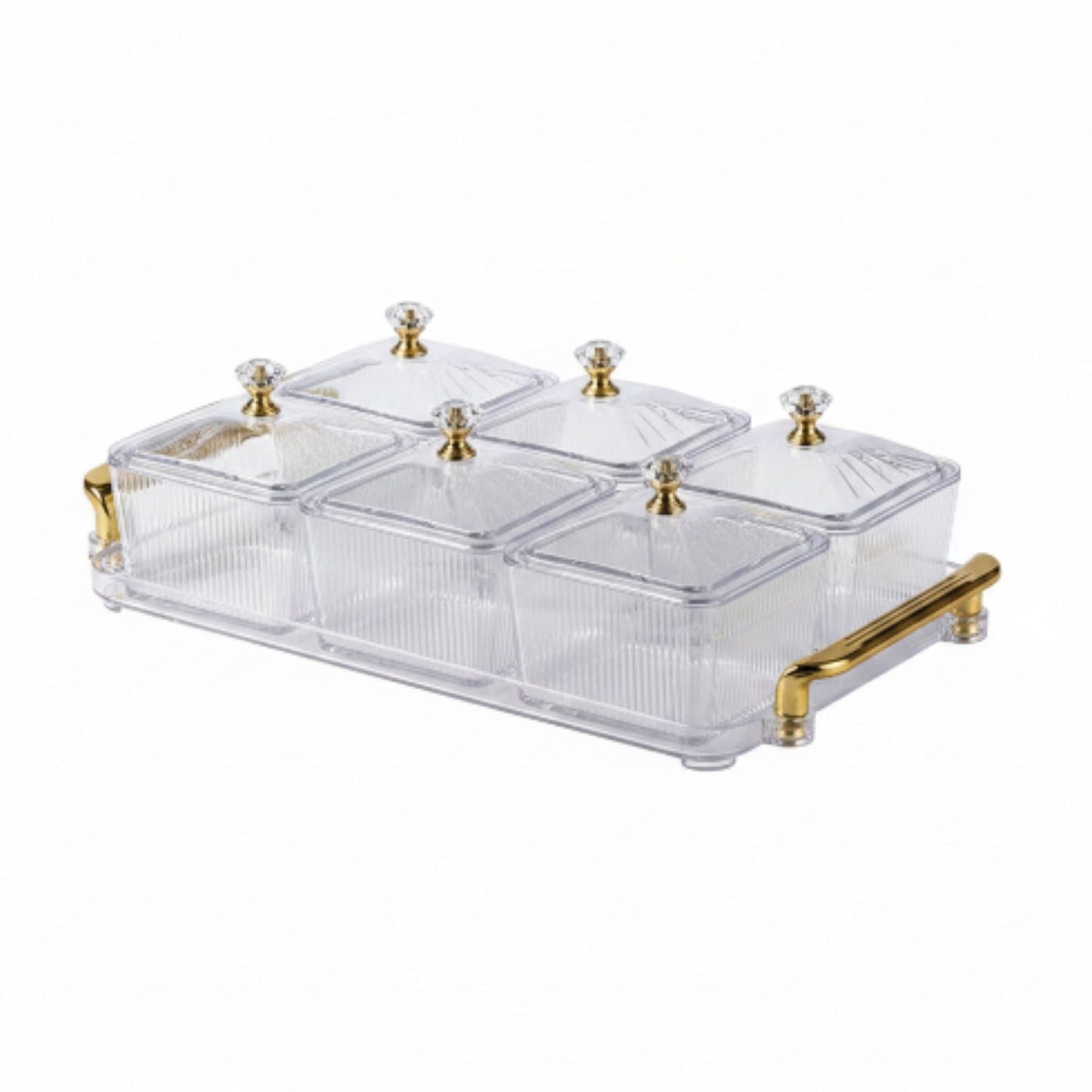 Acrylic Bowls On Tray
