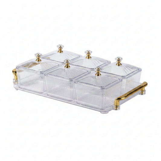 Acrylic Bowls On Tray