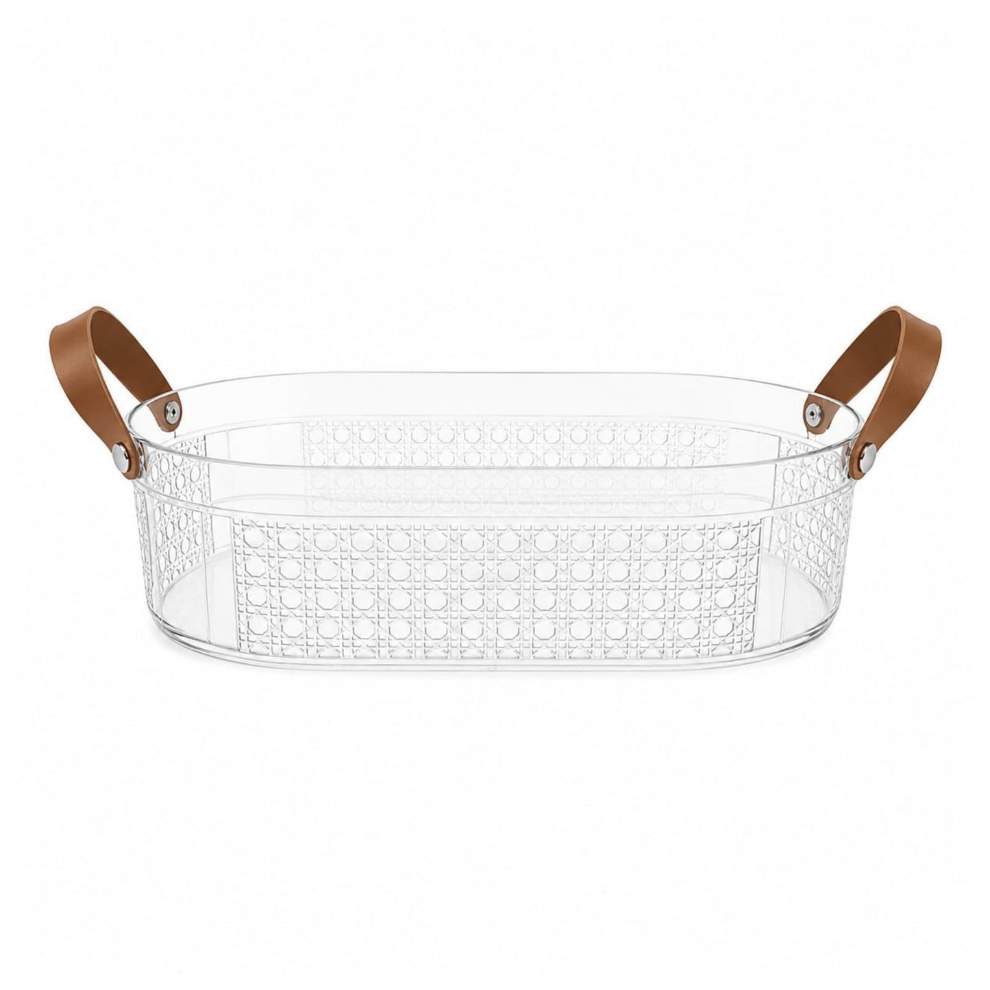 Acrylic Food Serving Platter with Handle – Snack & Party Serving Tray