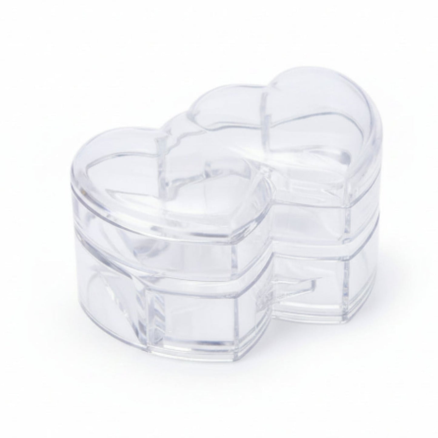 Acrylic Heart Shaped Jewelry Box