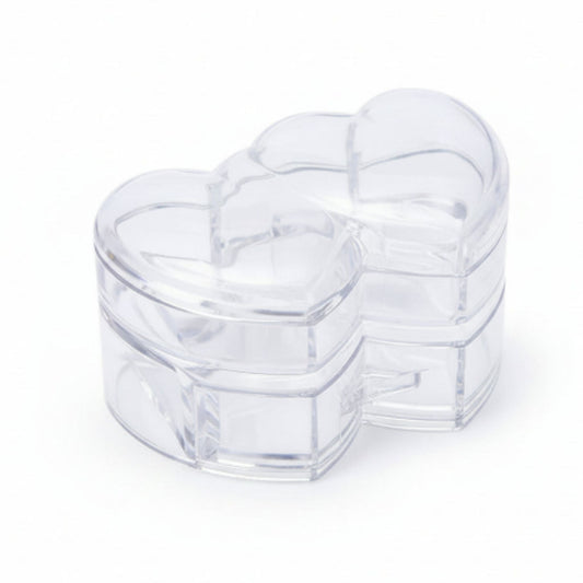 Acrylic Heart Shaped Jewelry Box