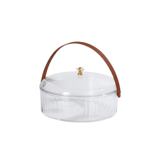 Acrylic Platter With Strap Handle