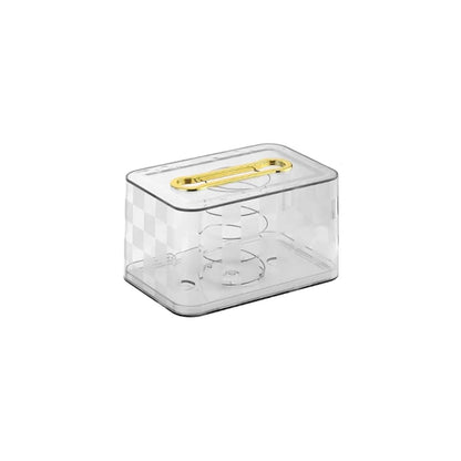 Acrylic Tissue Box With Spring 18x10cm