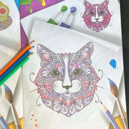 Adult Creative Pattern Coloring Book