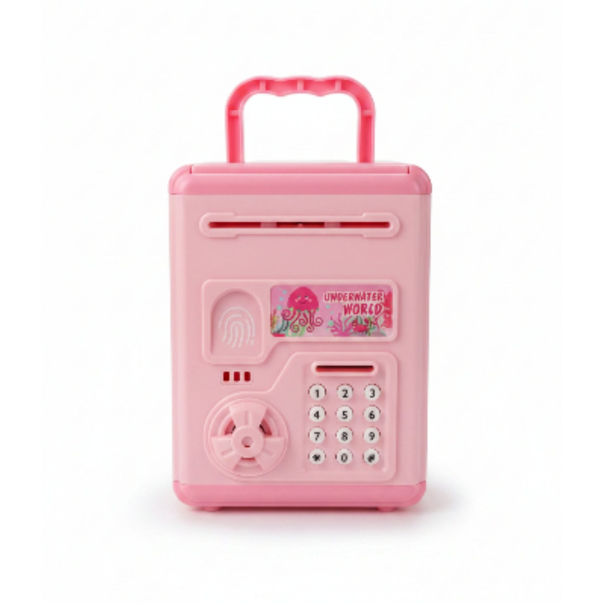 Automatic Money Scroll & Coin Bank for Kids – Pink Electronic Piggy Bank