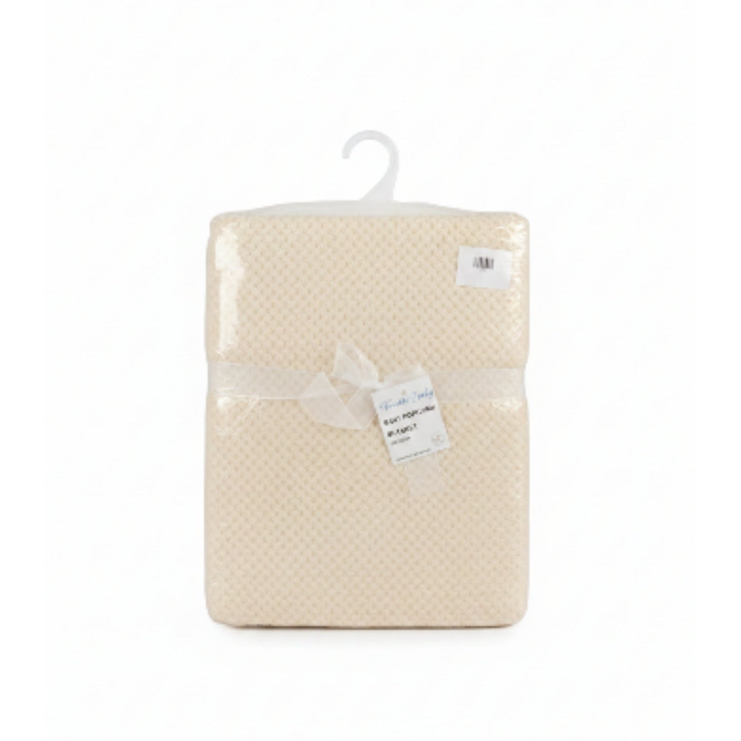Baby Popcorn Blanket | Soft Plush Newborn Blanket - Beige