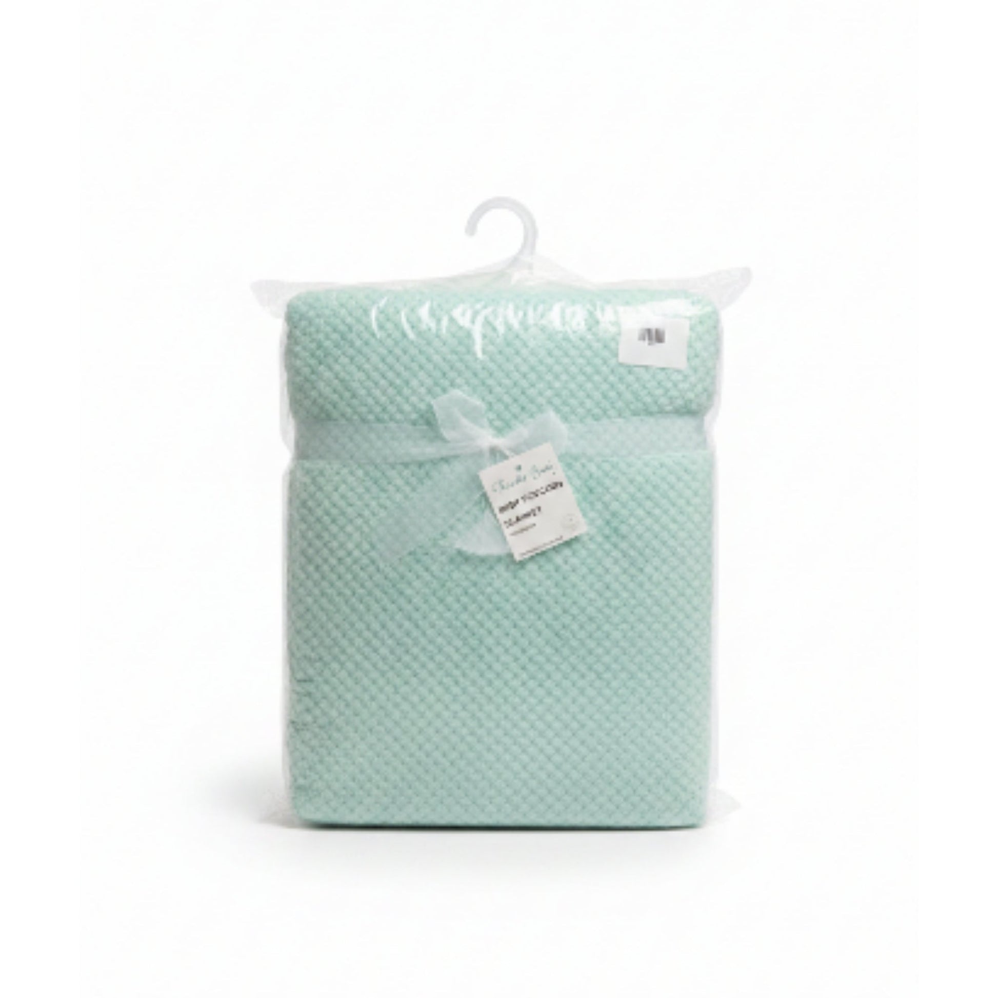 Baby Popcorn Blanket | Soft Plush Newborn Blanket - Blue