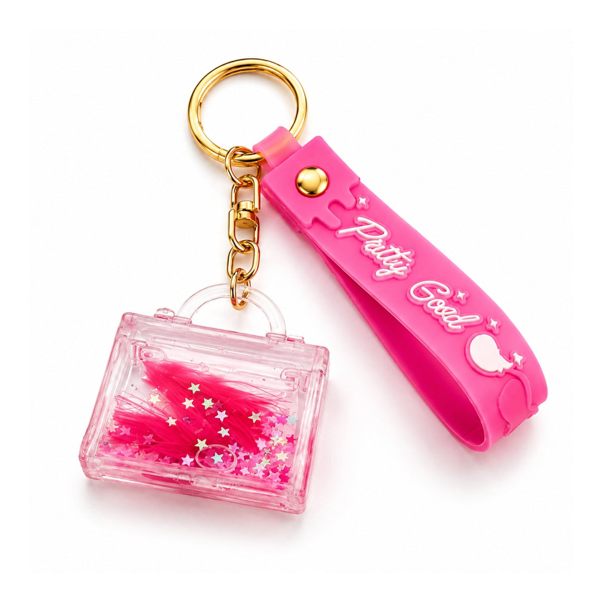 Bag Bubble Keyring – Decorative Handbag-Shaped Keychain with Glossy Bubble Design