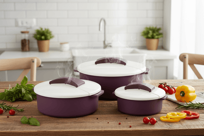 Bager 3pc Luna Plastic Pot Set