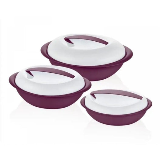 Bager 3pc Smart Oval Plastic Pot Set