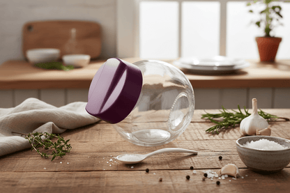 Bager Aqua Double Bottom Jar with Spoon