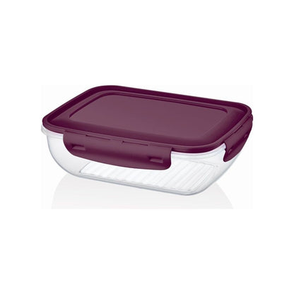 Bager Cook and Lock Rectangle Coloured Lid Storage