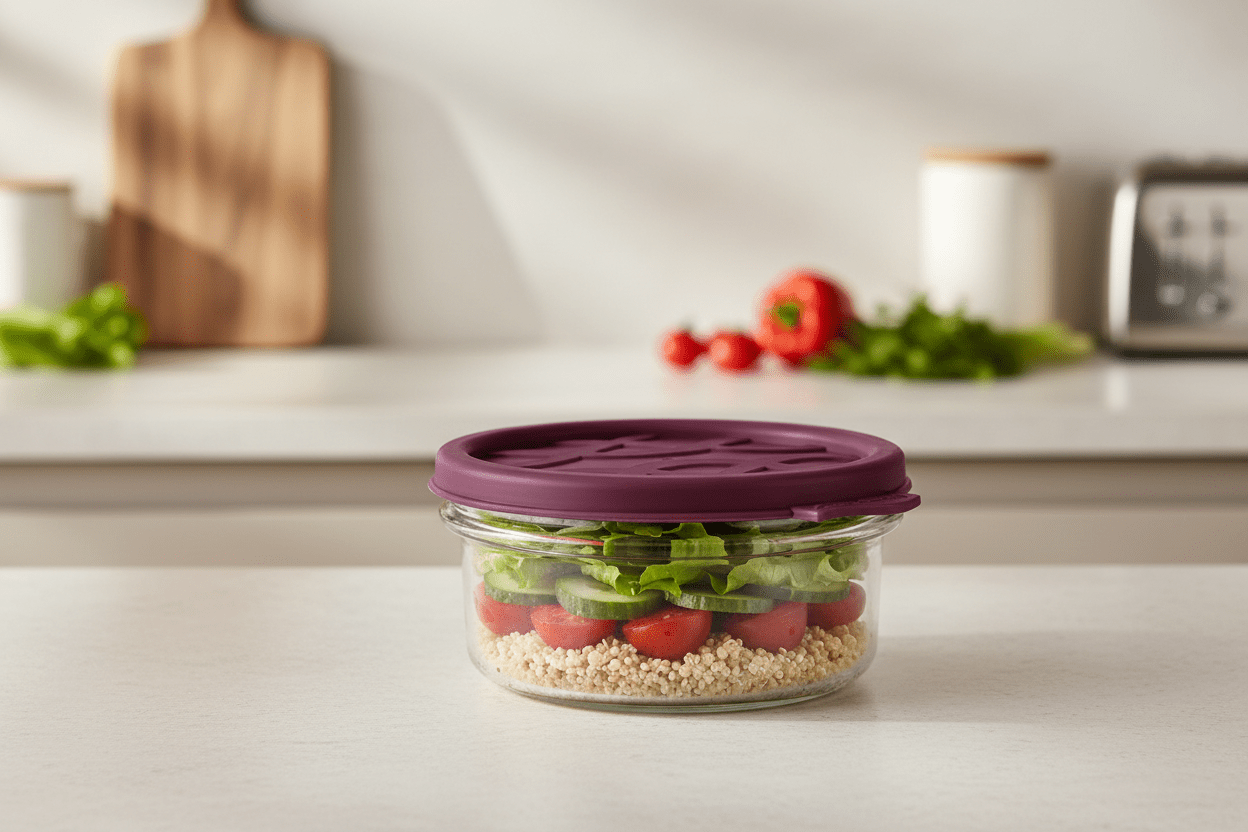 Bager Smart Glass Bowl With Lid - 425ml