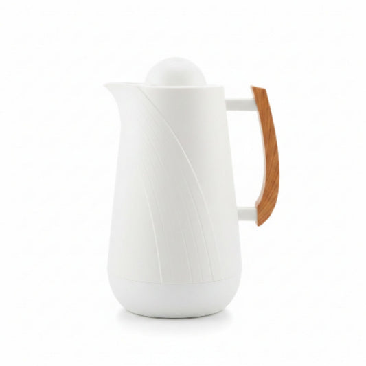 Ball Top Insualted Flask On White Background