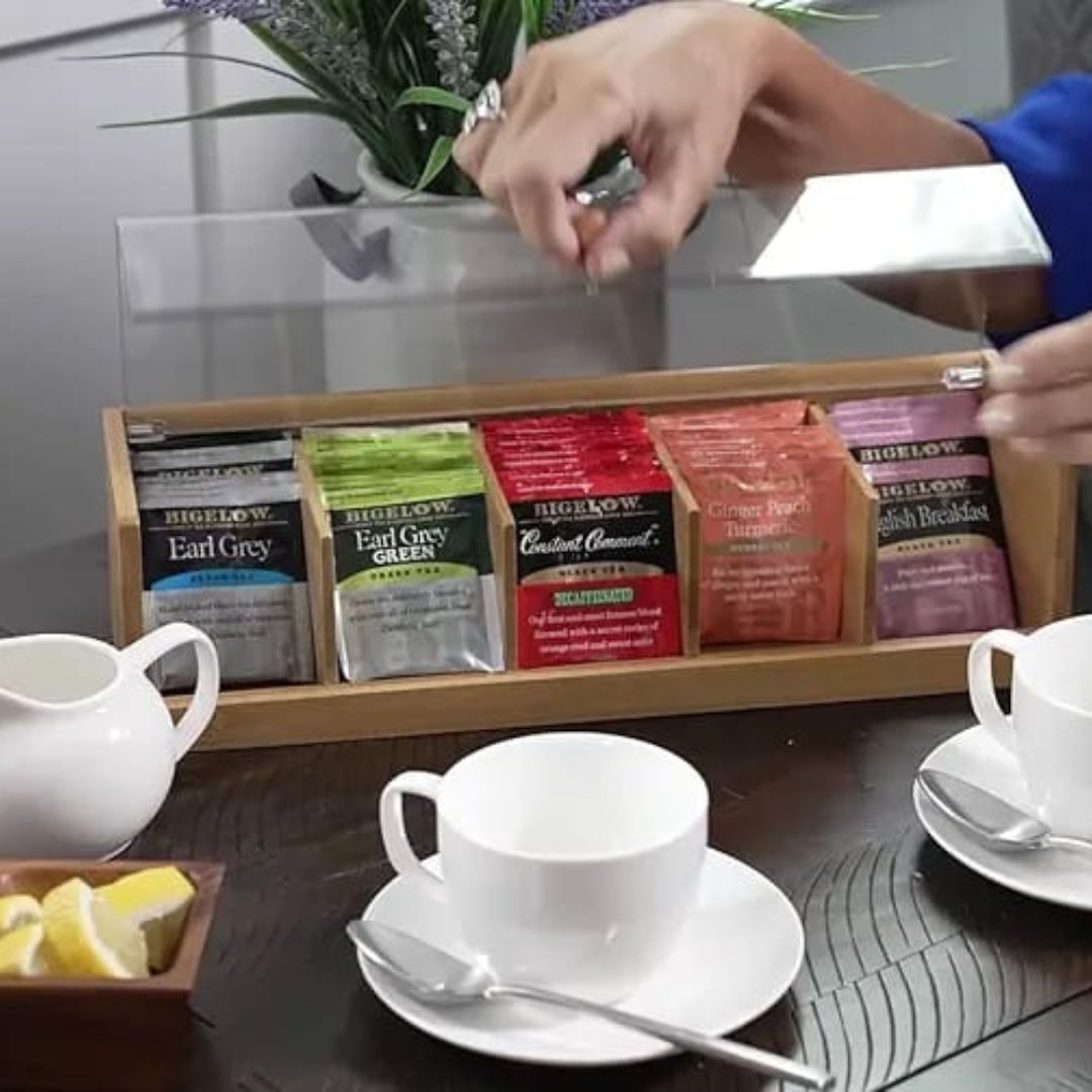 Bamboo 5 Column Teabox