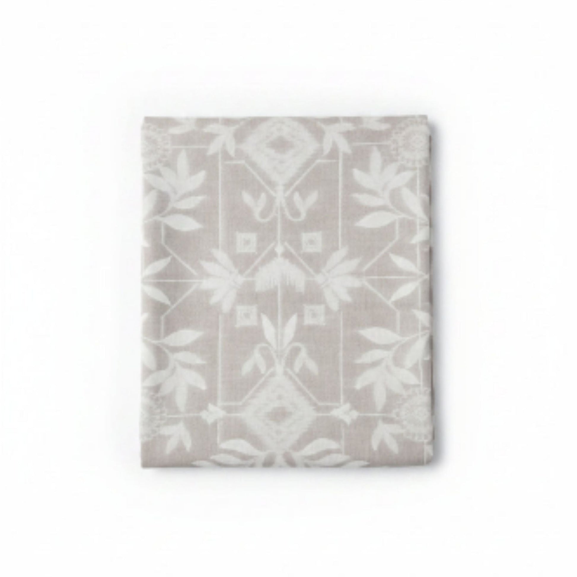 Beige Floral Table Cloth 6 Seater 1.3m x 2.3m