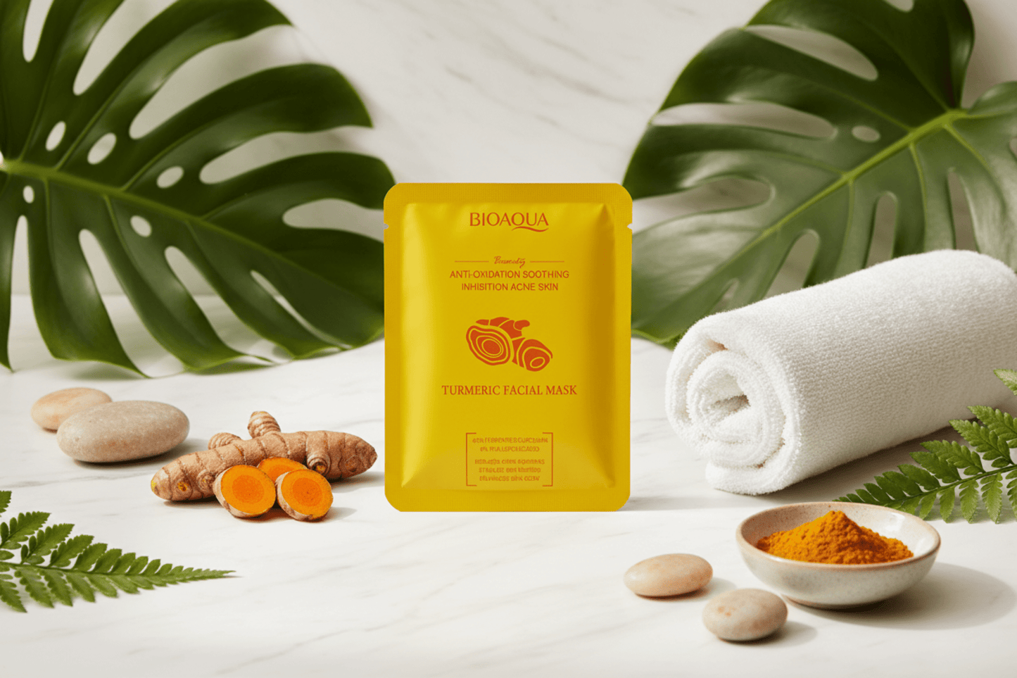 Bioaoua Tumeric Facial Mask