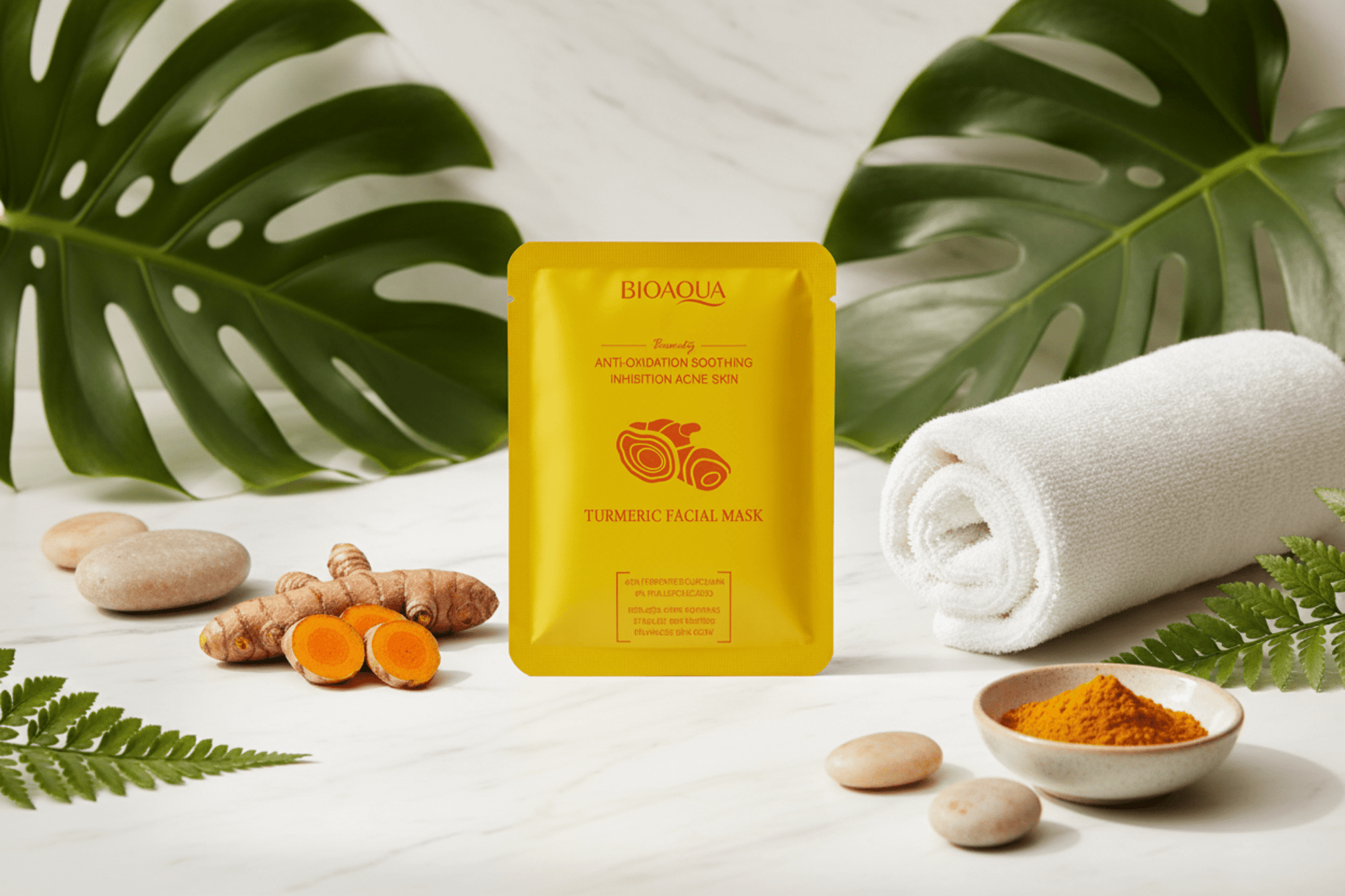 Bioaoua Tumeric Facial Mask