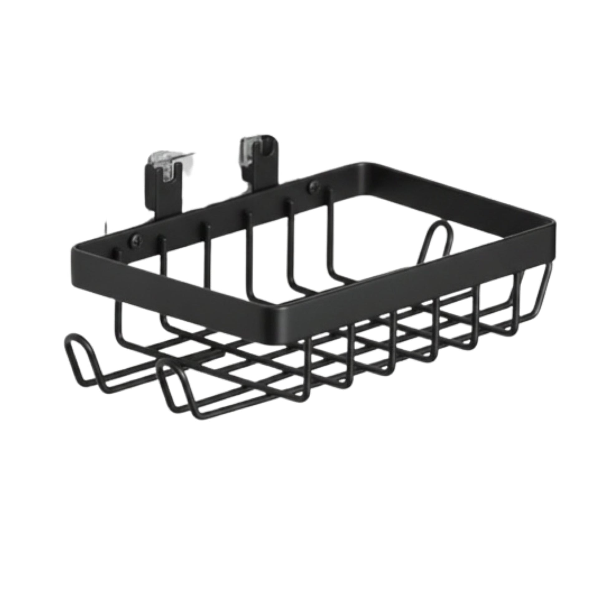 Black Corner Shower Caddy | Rust-Resistant Bathroom Shower Organizer Shelf