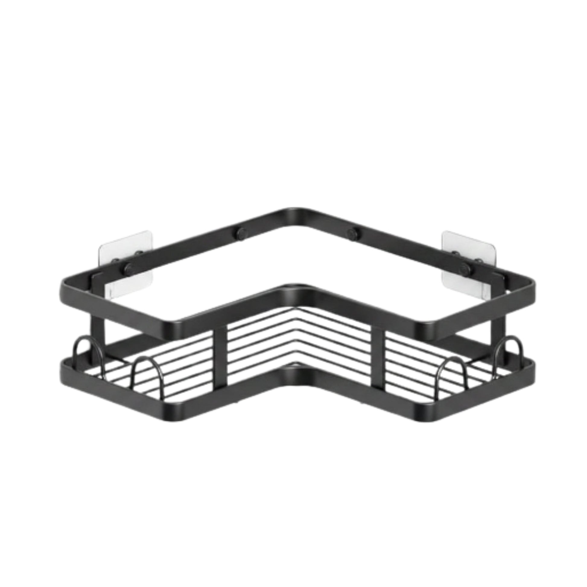 Black Corner Shower Caddy | Rust-Resistant Bathroom Shower Organizer Shelf