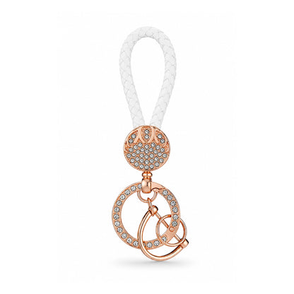 Bling Keychain – Sparkly Rhinestone Style Key Ring with Decorative Finish