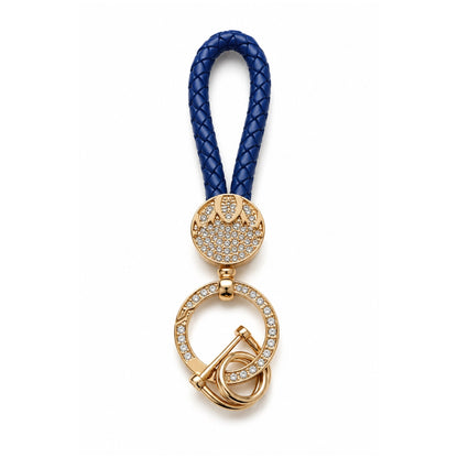 Bling Keychain – Sparkly Rhinestone Style Key Ring with Decorative Finish