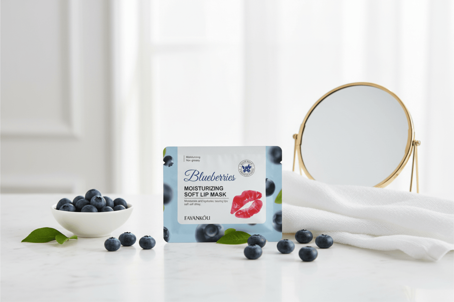 Blueberries Moisturizing Soft Lip Mask