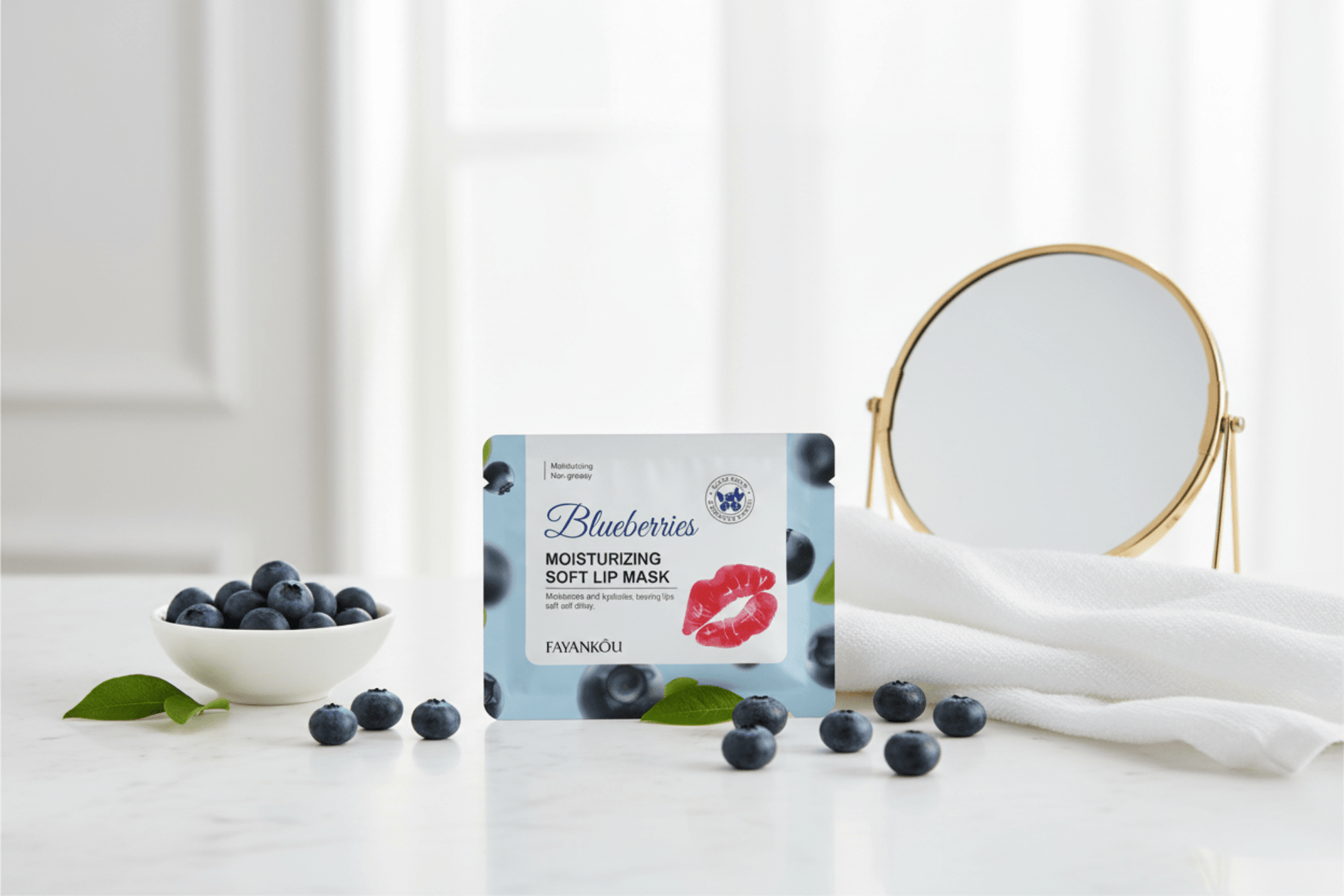 Blueberries Moisturizing Soft Lip Mask