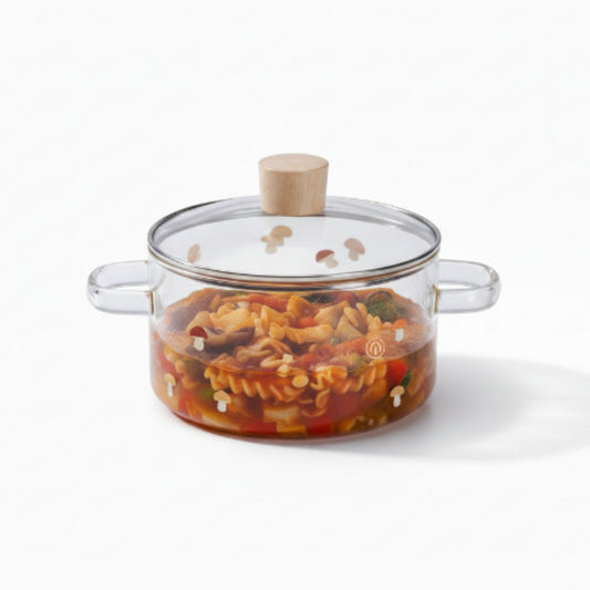 Borosilicate Glass Cooking Pot